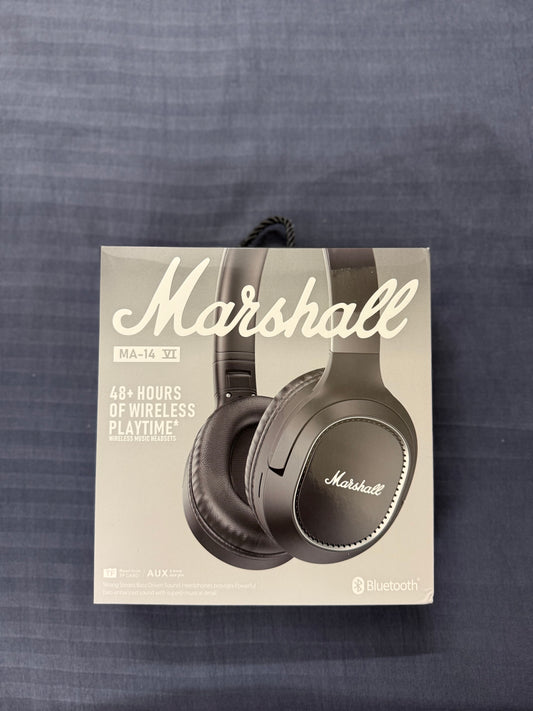 Marshall Major VI Bluetooth Headphone - 48+ hours of wireless playtime