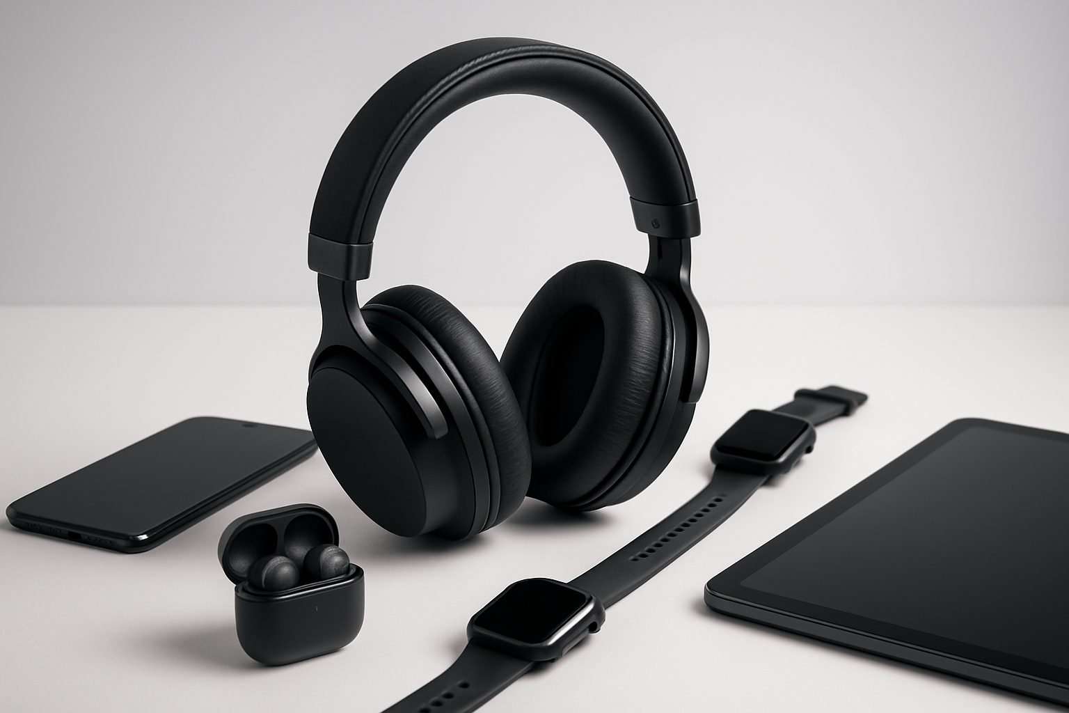 I need some realistic electronic gadgets pic we are realising first head set